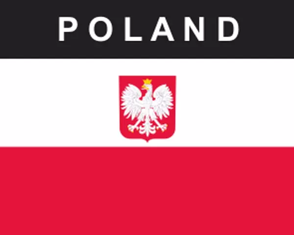 Flaggenaufkleber Polen
