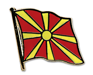 Flaggenpin Mazedonien