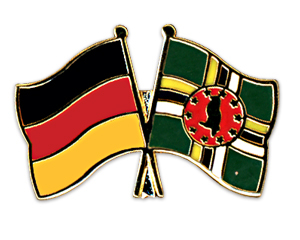 Freundschaftspin Deutschland Dominica