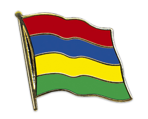 Flaggenpin Mauritius