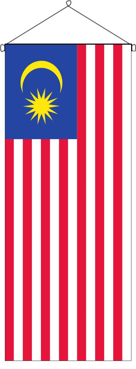 Flaggenbanner Malaysia