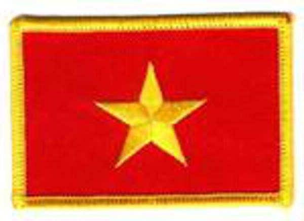 Flaggenaufnäher Vietnam