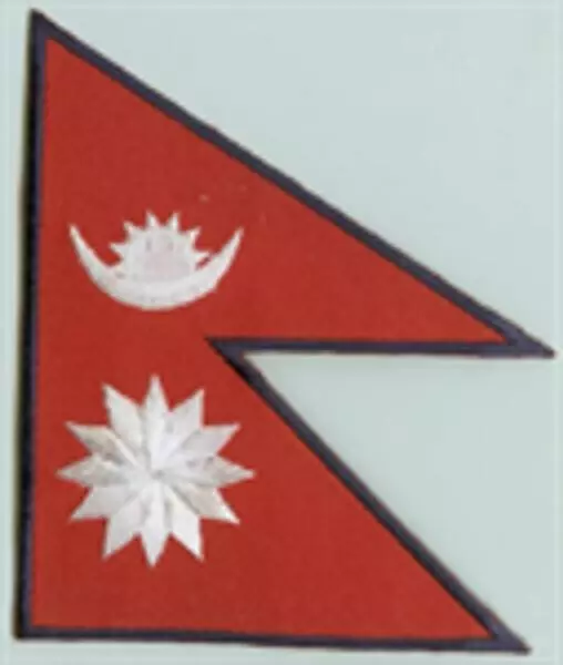 Flaggenaufnäher Nepal