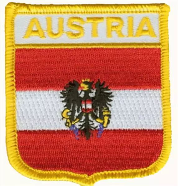 Wappenaufnäher Österreich mit Wappen