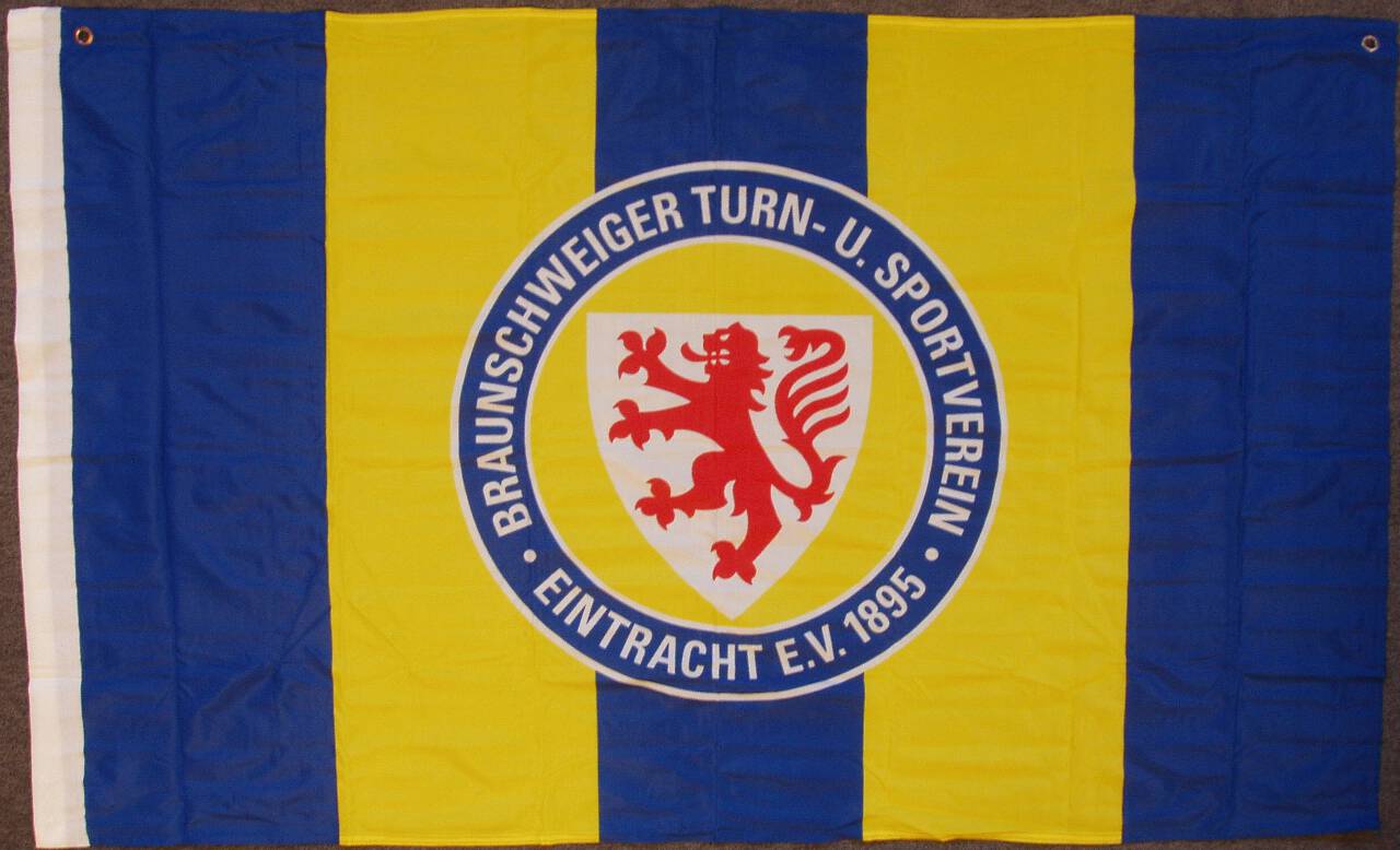 Eintracht Braunschweig Zimmerflagge Streifen