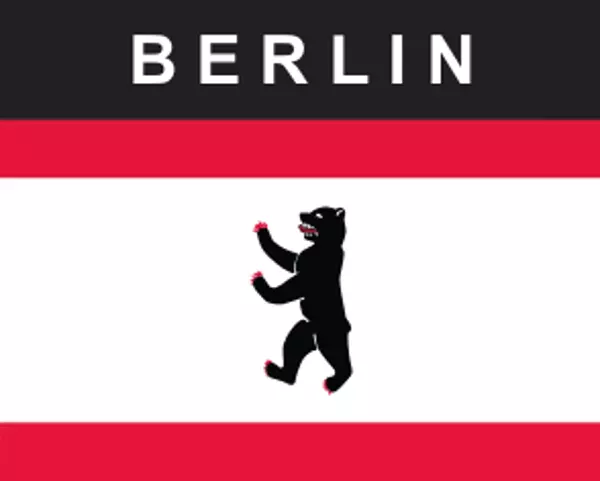 Flaggenaufkleber Berlin