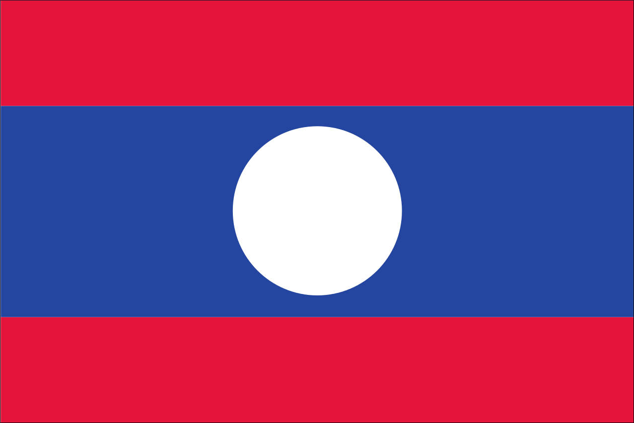 Flagge Laos 80 g/m²