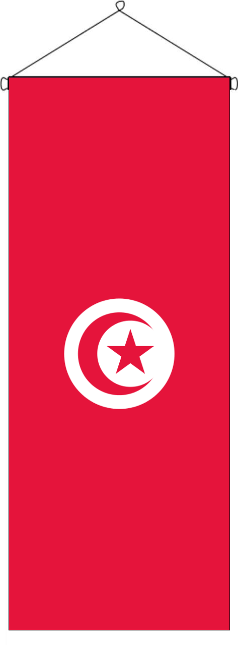 Flaggenbanner Tunesien