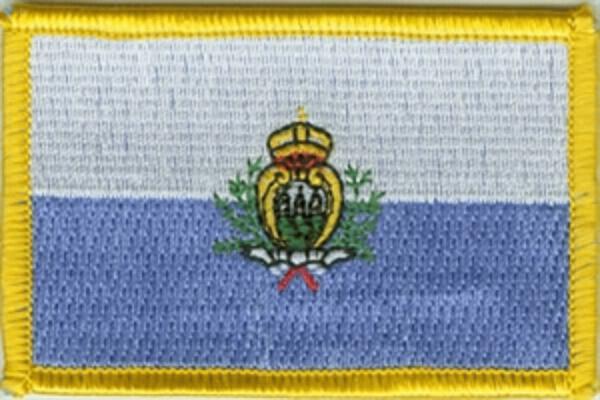 Flaggenaufnäher San Marino