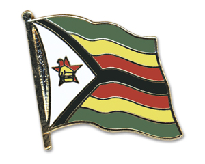 Flaggenpin Simbabwe