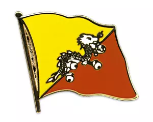 Flaggenpin Bhutan