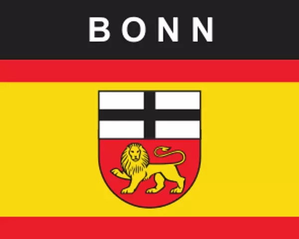 Flaggenaufkleber Bonn