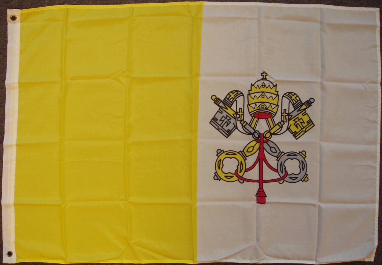 Flagge Vatikan 80 g/m²