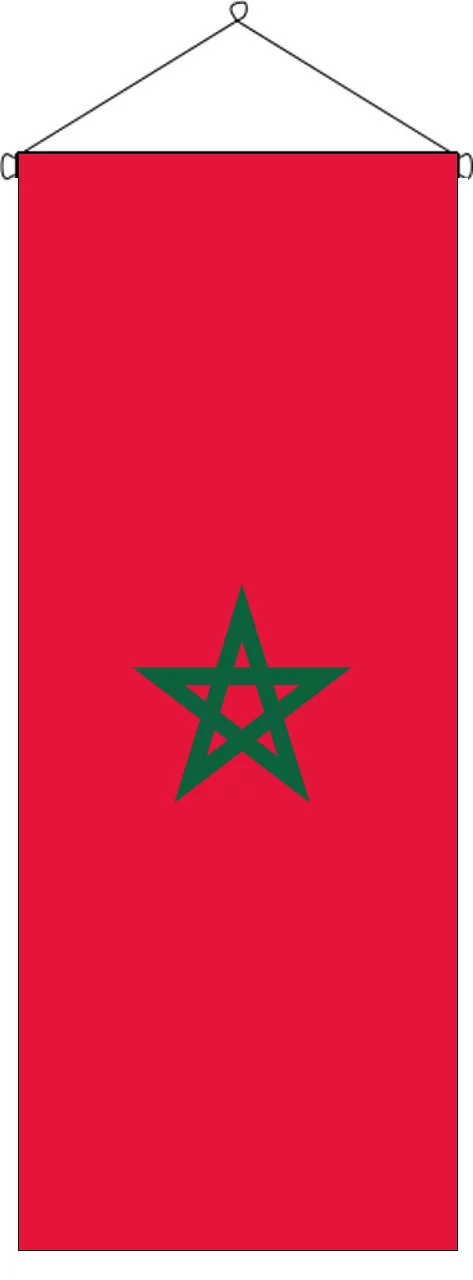 Flaggenbanner Marokko