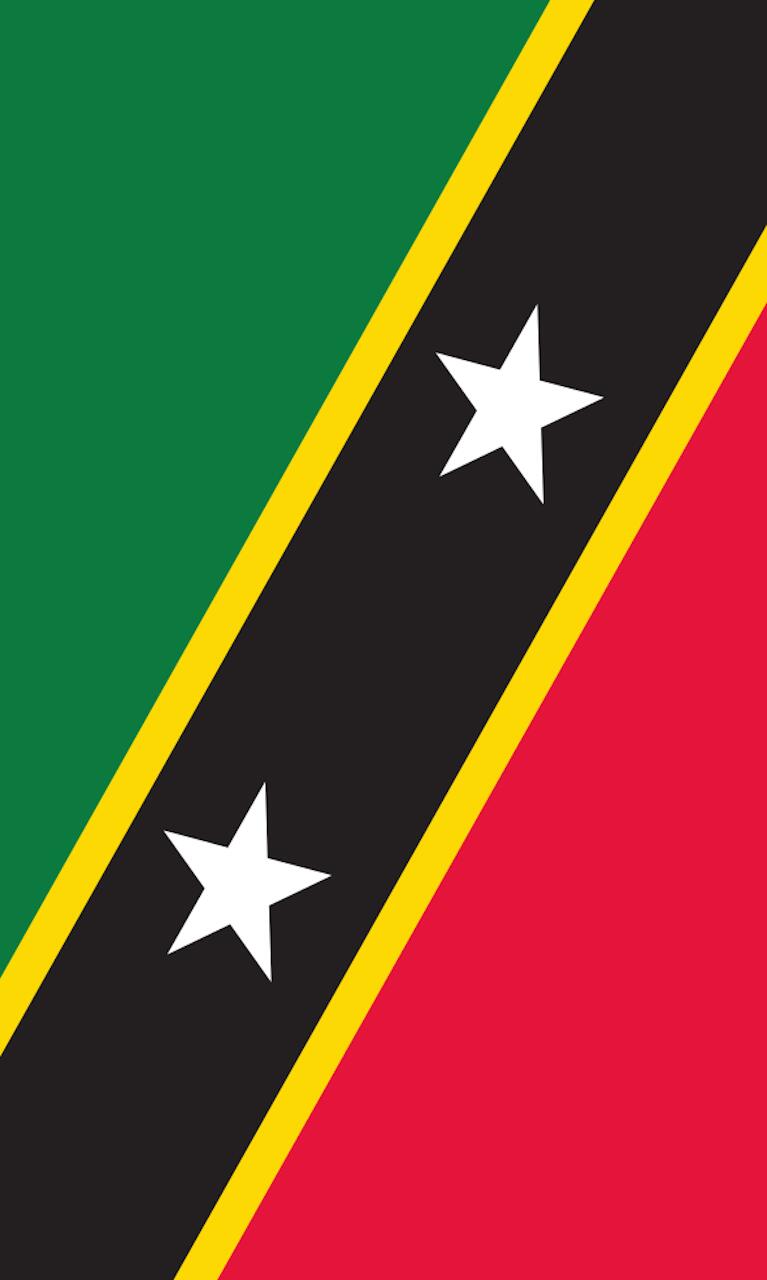 Tischbanner St. Kitts und Nevis
