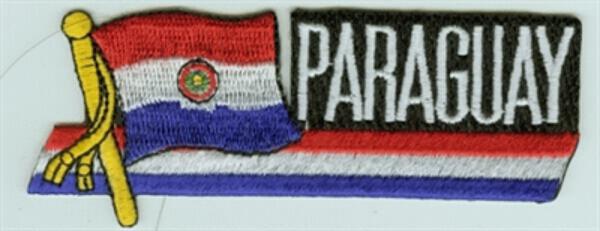 Sidekick Aufnäher Paraguay Patch Flagge Fahne 