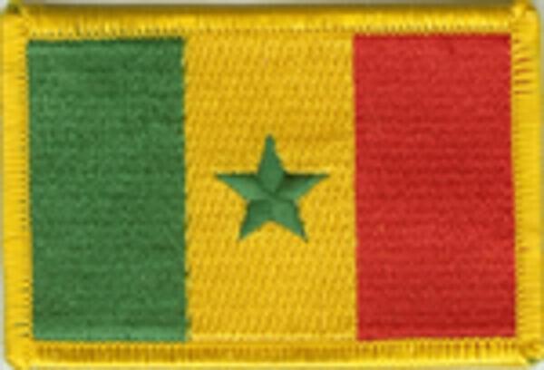 Flaggenaufnäher Senegal