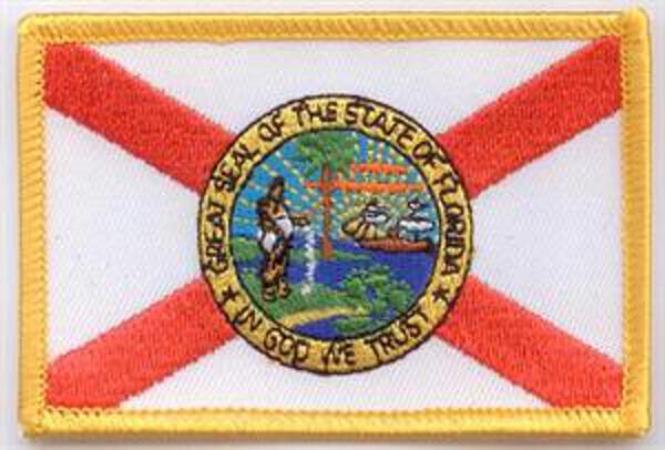 Flaggenaufnäher Florida