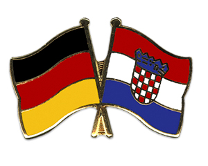 Freundschaftspin Deutschland Kroatien