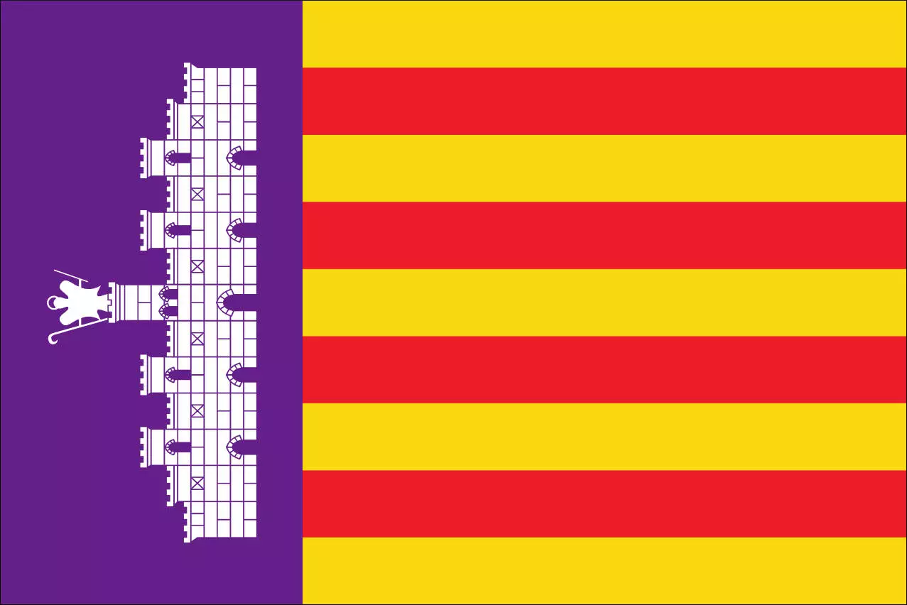 Flagge Mallorca