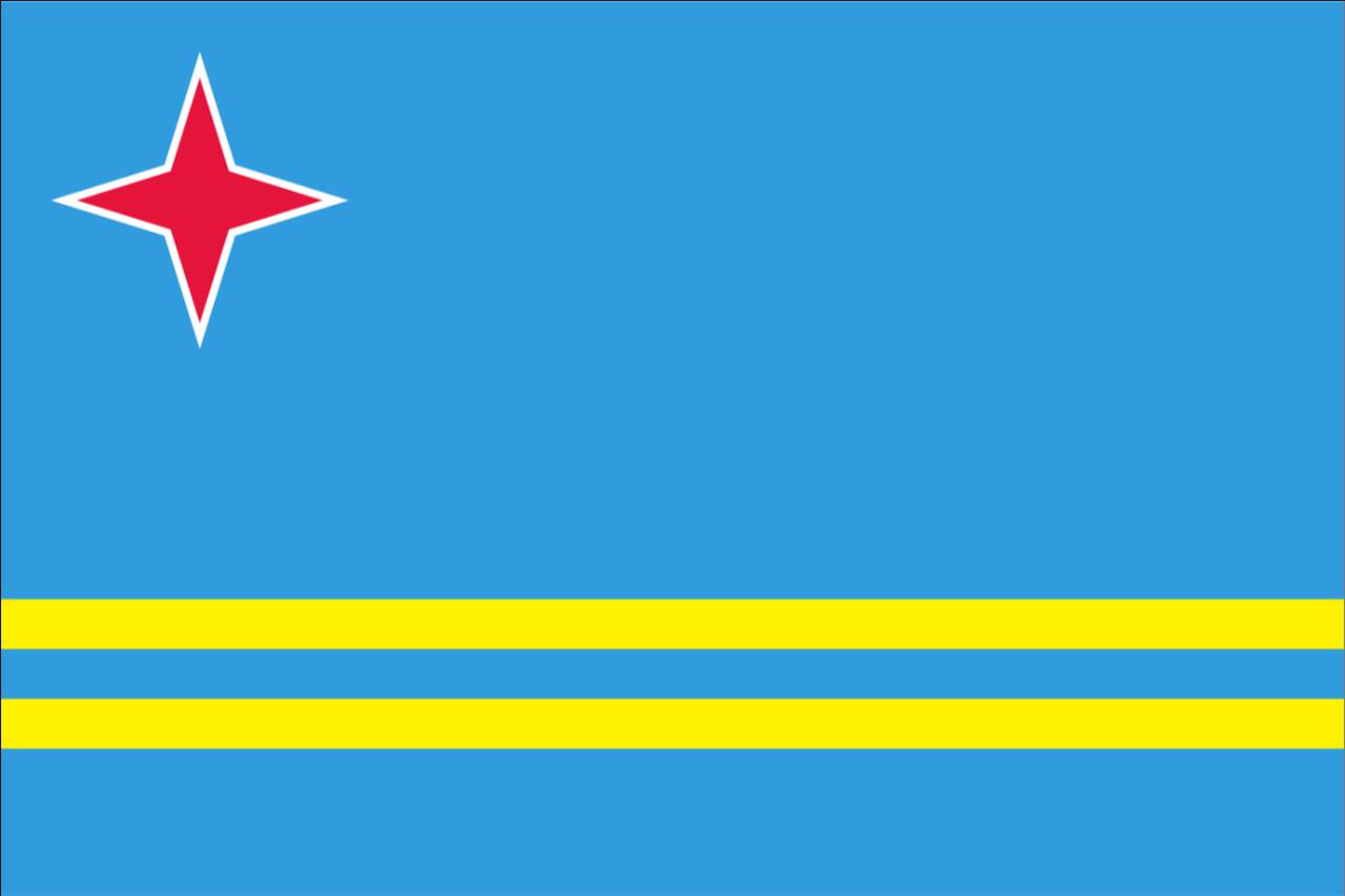 Flagge Aruba 80 g/m²