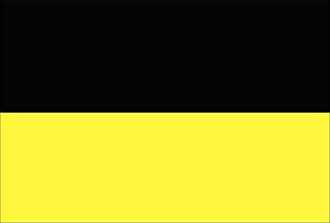 Flagge Streifen Schwarz Gelb