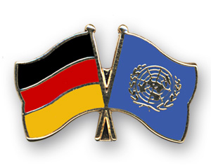 Freundschaftspin Deutschland UNO