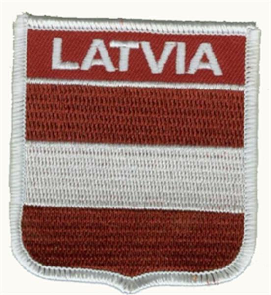 Wappenaufnäher Lettland