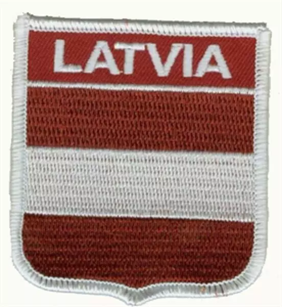 Wappenaufnäher Lettland