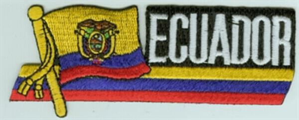 Sidekick-Aufnäher Ecuador mit Wappen