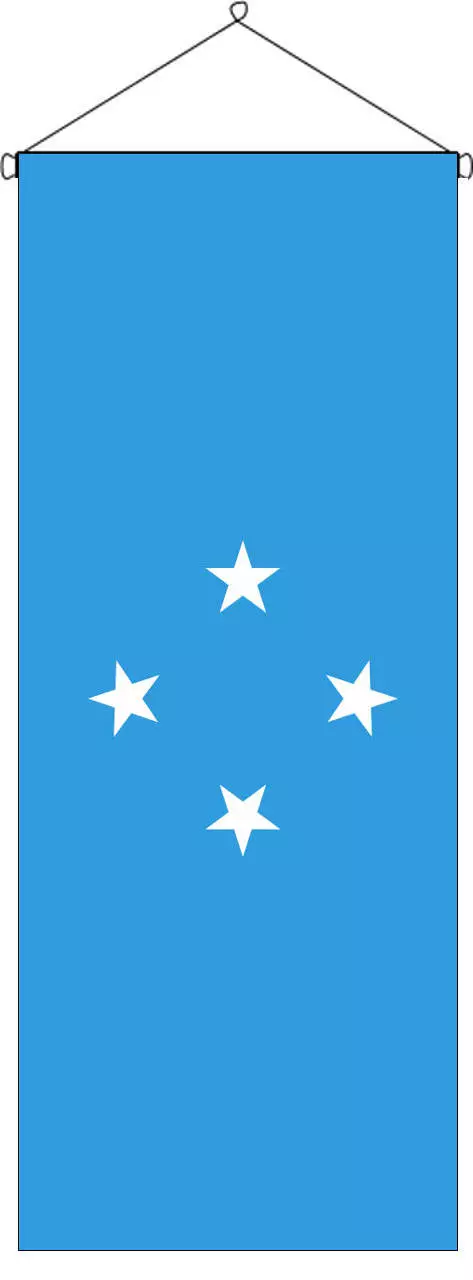 Flaggenbanner Mikronesien