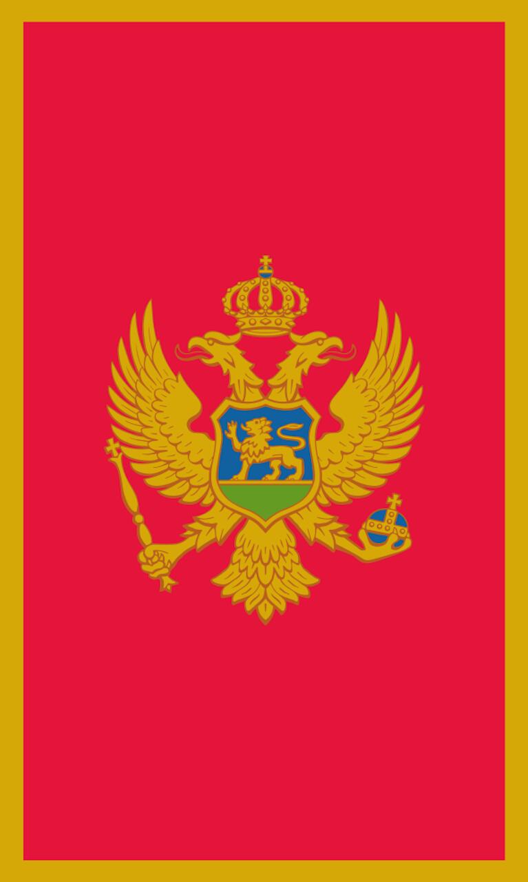 Tischbanner Montenegro