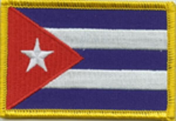 Flaggenaufnäher Kuba