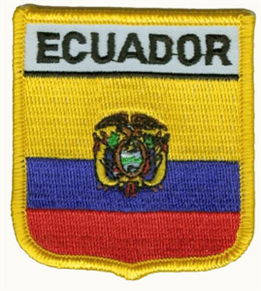 Flaggenaufnäher Ecuador