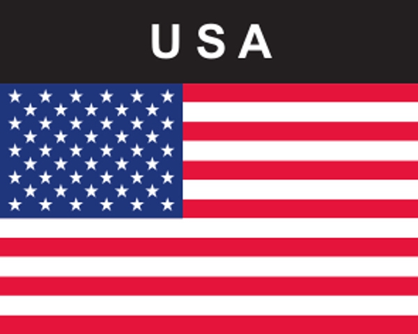 Flaggenaufkleber USA