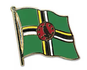 Flaggenpin Dominica