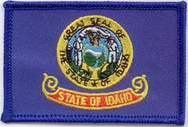 Flaggenaufnäher Idaho