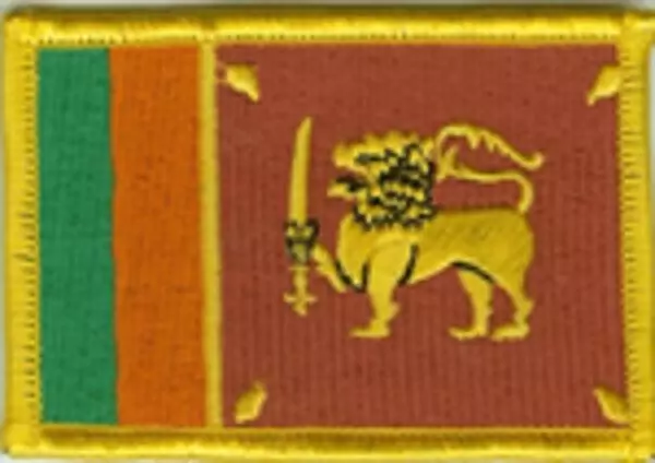 Flaggenaufnäher Sri Lanka