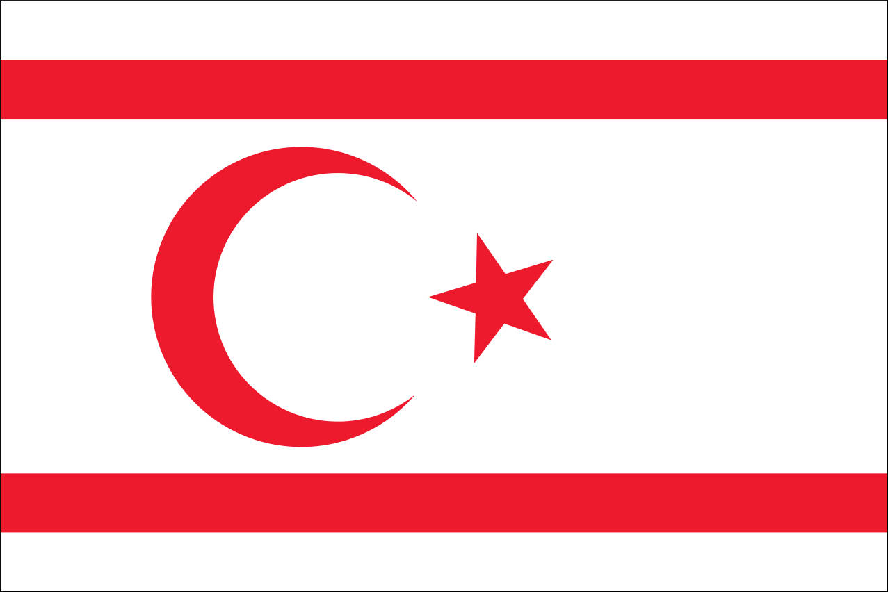 Flagge Nordzypern