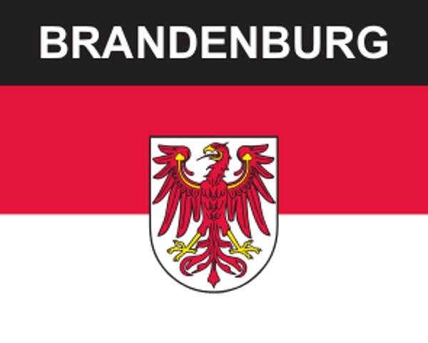 Flaggenaufkleber Brandenburg