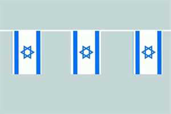Flaggenkette Israel