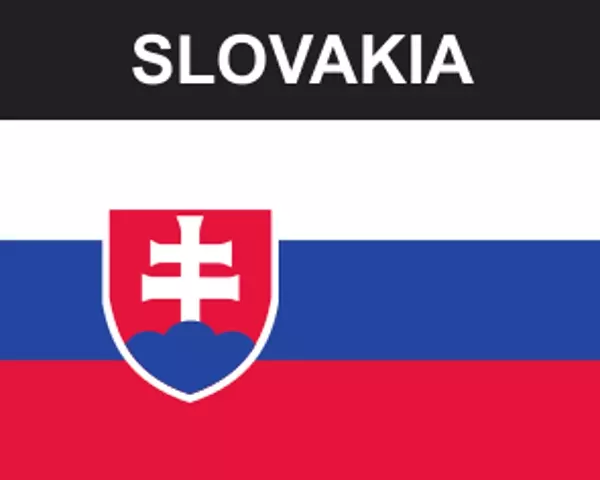 Flaggenaufkleber Slowakei