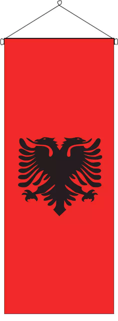 Flaggenbanner Albanien