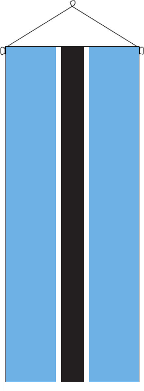 Flaggenbanner Botswana