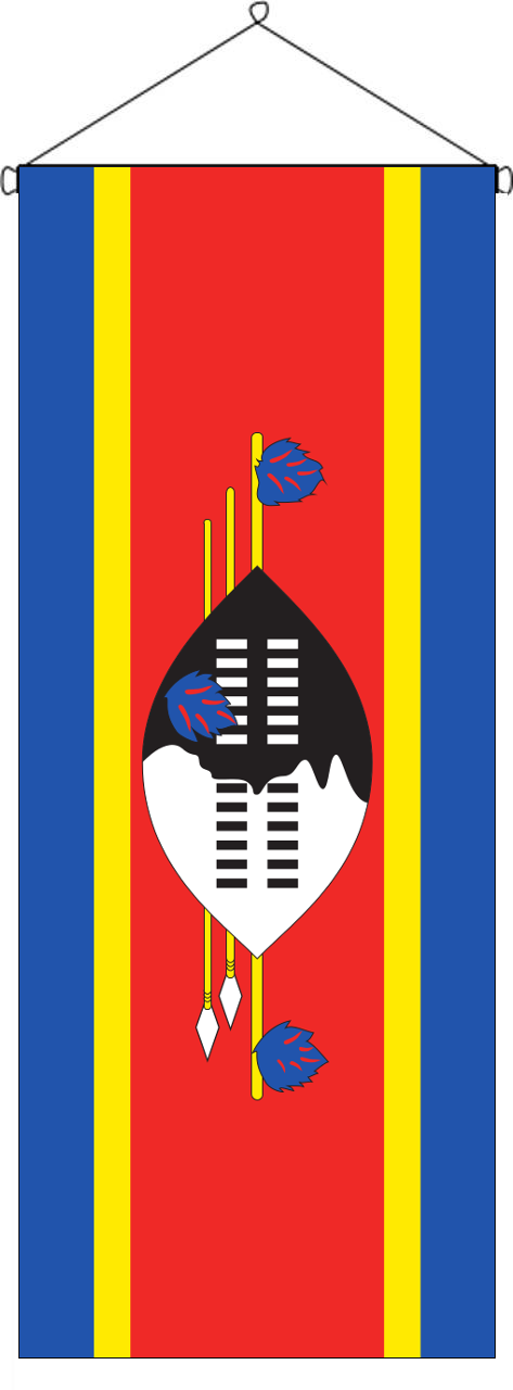 Flaggenbanner Swaziland