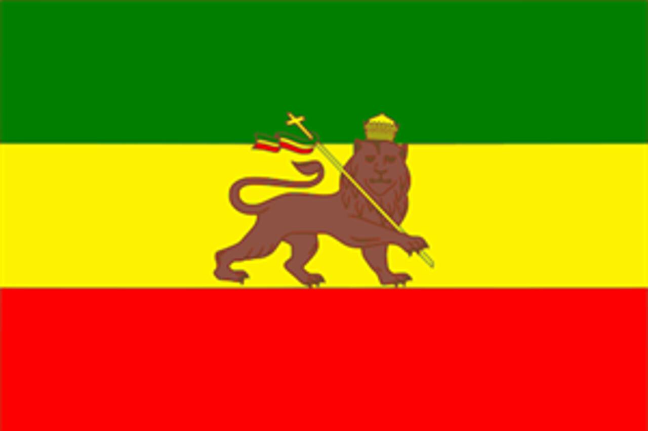 Flagge Äthiopien bis 1974 80 g/m²