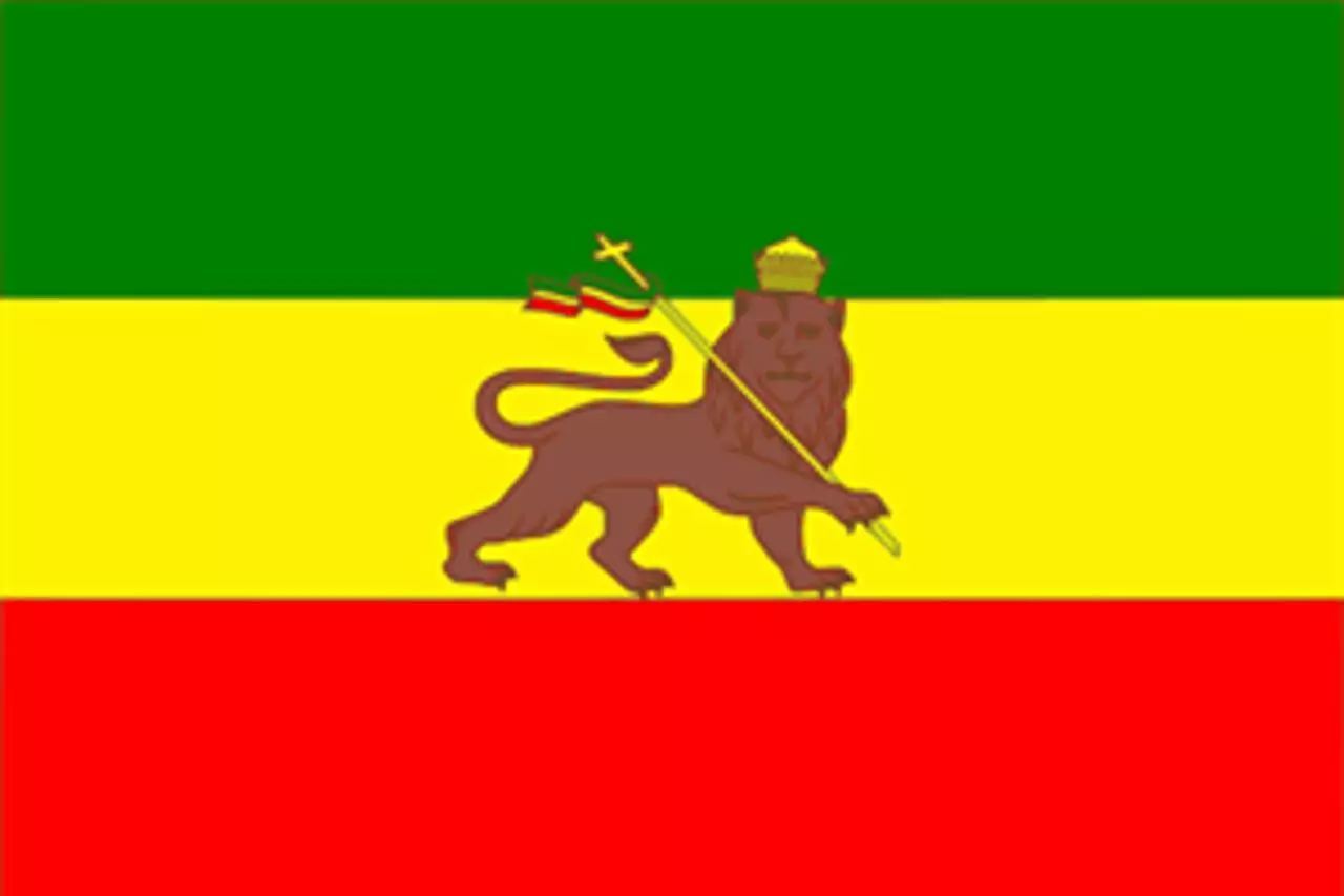 Flagge Äthiopien bis 1974