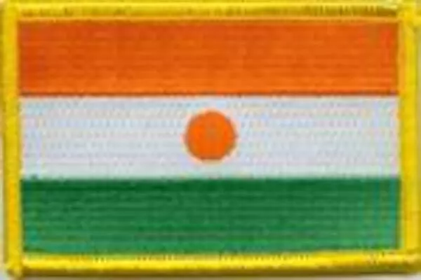 Flaggenaufnäher Niger