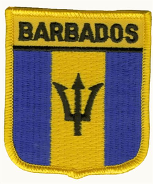 Wappenaufnäher Barbados