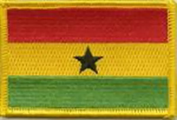 Flaggenaufnäher Ghana